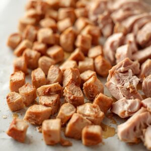 Cooked lean meats