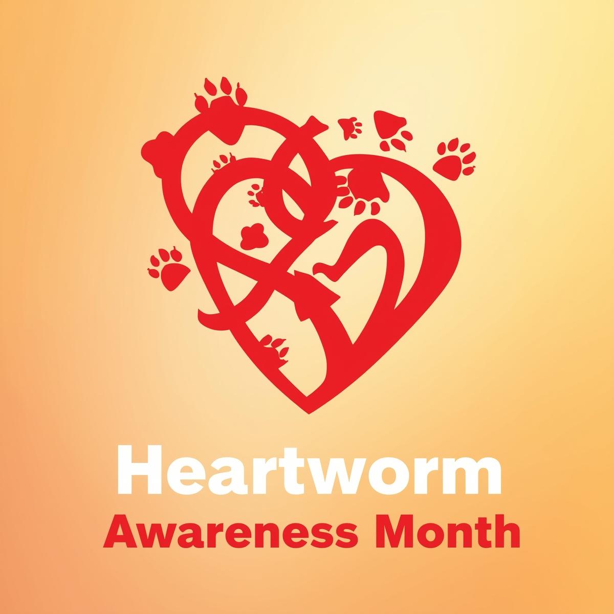 The words Heartworm Awareness Month