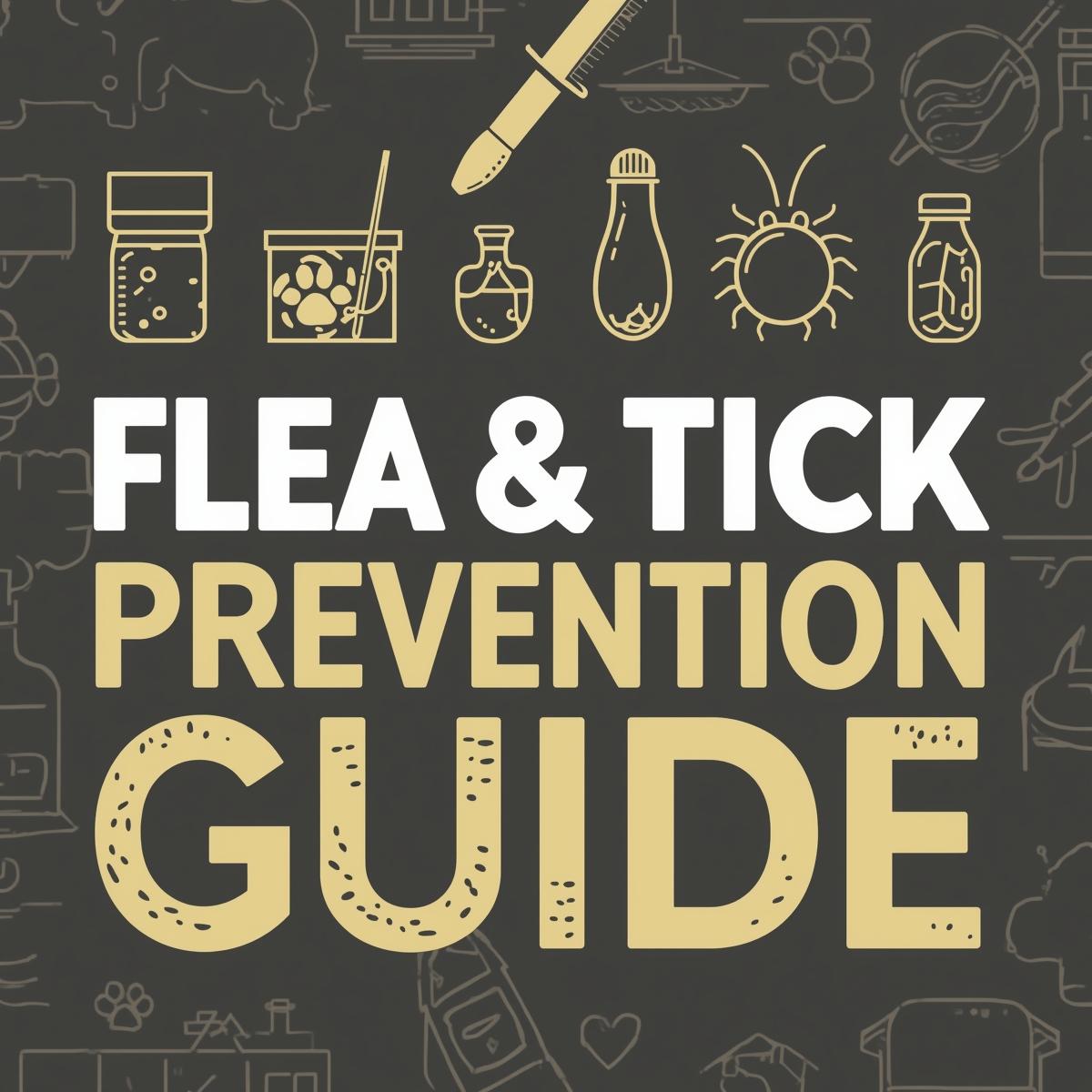 the words Flea & Tick Prevention Guide
